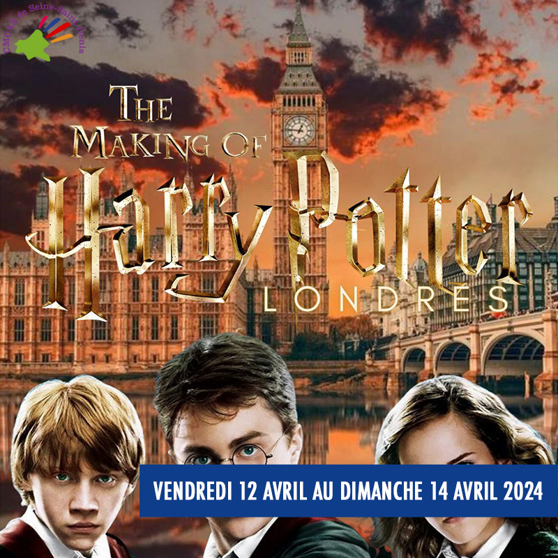 Vendredi 12 avril au dimanche 14 avril
Partez pour un week-end à Londres en train au départ de Paris et visitez les studios Harry Potter.