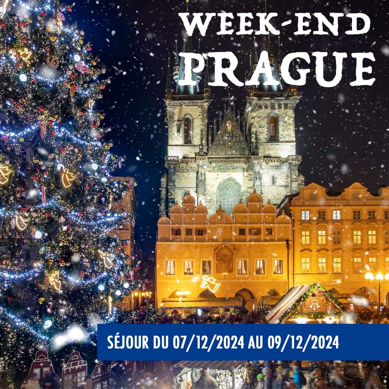 Samedi 07 décembre au lundi 09 décembre 2024
Laissez-vous envoûter par Prague et ses magnifiques bâtiments historiques, sa délicieuse cuisine...