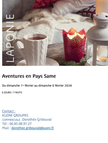 2026 Aventures en Pays Same LAPONIE 8 jours KUONI